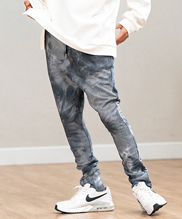 CAMBIO(カンビオ)】Tie dye Jodhpurs Sweat Pants スウェットパンツ