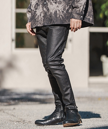 CAMBIO 【CAMBIO(カンビオ)】 Hem Zip Coating Denim Pants