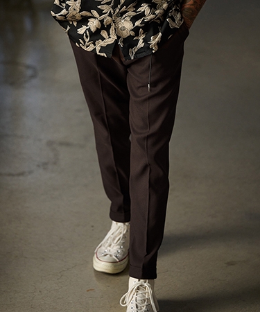 Theorem セオレム　15P THEOREM(セオレム)】Turn up Sta-Pre Classic Trousers