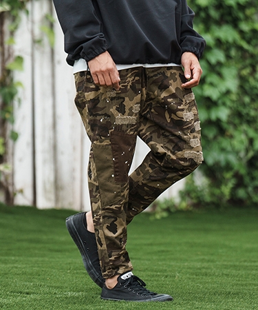 【SATIIIZ】Dobyl Camo Color Matching Bermuda Pants Colored Camo BDU Shorts – Outdoor King