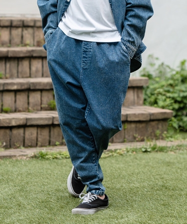 CAMBIO（カンビオ） 【】11oz Chemical Wash Stretch Denim Pants