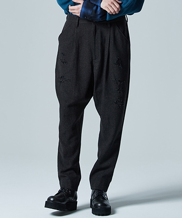 glamb アウトオブソサイエティツイード スラックス glamb（グラム） 【】Out of Society Tweed Slacks アウトオブ
