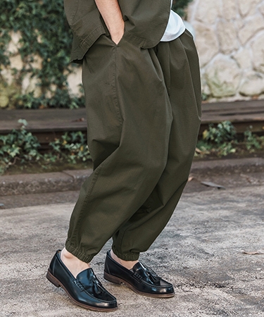CAMBIO（カンビオ） 【】Bio Wash Ripstop Balloon Pants バルーン
