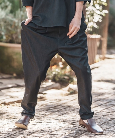 CAMBIO 【CAMBIO(カンビオ)】Denim Like Drape Sarrouel Pants