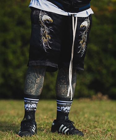【MAYO(メイヨー)】EAGLE THUNDER EMBROIDERY SOUVENIR SHORTS ショートパンツ(25MY-SPT003) |  | 01