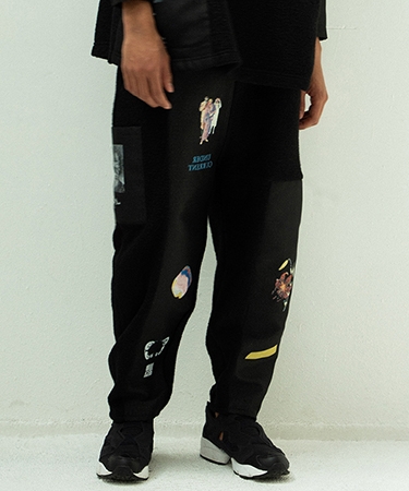 【STOF(ストフ)】FLAGMENTS MIX DAYOFF PANT ワイドパンツ(SF25AW-18) | STOF | 02