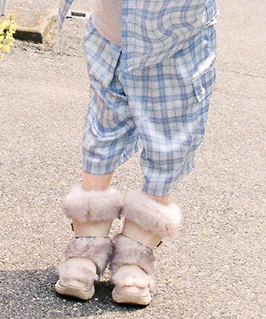 【EFFECTEN(エフェクテン)】 Distorted check wide cargo short pants ワイドカーゴショートパンツ(efite-02) | EFFECTEN | 01