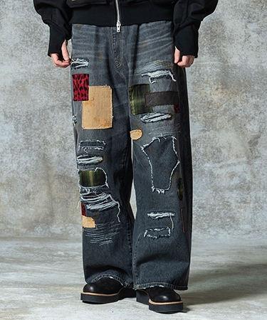 【glamb(グラム)】Mid Century Unplugged Denim ミッドセンチュリーアンプラグドデニム パンツ(GB0325-P04) | glamb | 01