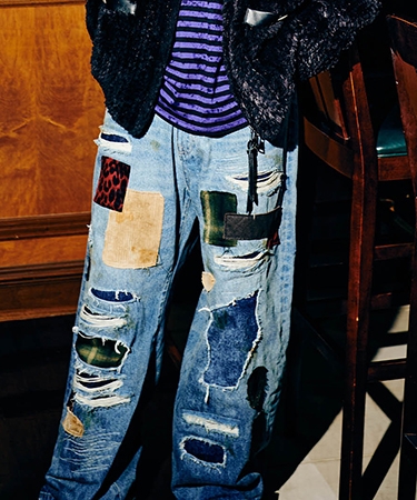 【glamb(グラム)】Mid Century Unplugged Denim ミッドセンチュリーアンプラグドデニム パンツ(GB0325-P04) | glamb | 02