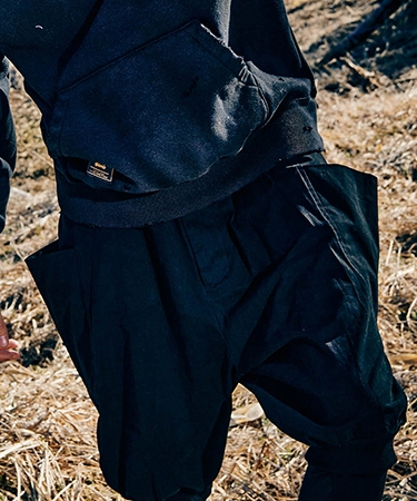 glamb（グラム） 【】Sarrouel Rib Cropped Pants サルエルリブ