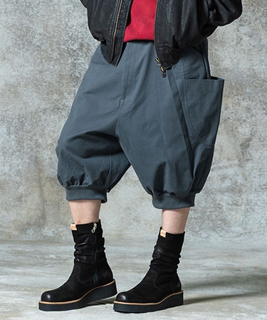 glamb（グラム） 【】Sarrouel Rib Cropped Pants サルエルリブ