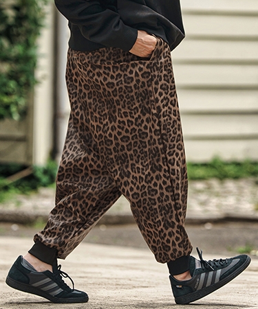 CAMBIO（カンビオ） 【】Leopard Synthetic Leather Jogger Pants