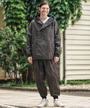 CAMBIO（カンビオ） 【】Leopard Synthetic Leather Jogger Pants