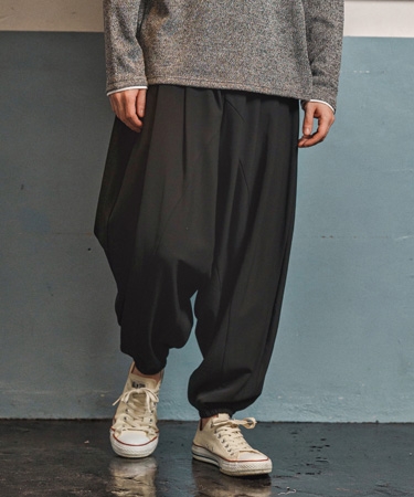CAMBIO（カンビオ） 【】Slacks Fabric Sarrouel Pants サルエルパンツ