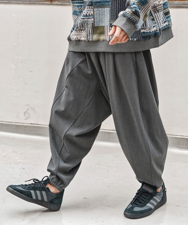 CAMBIO（カンビオ） 【】Slacks Fabric Sarrouel Pants サルエルパンツ