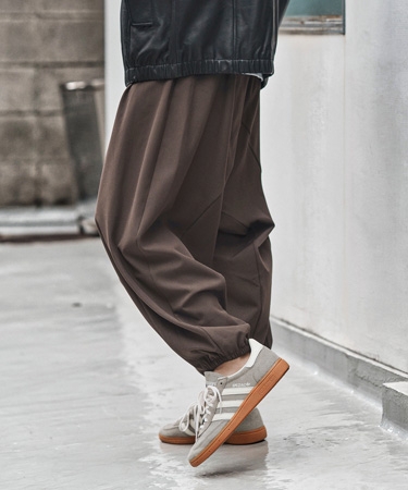 CAMBIO（カンビオ） 【】Slacks Fabric Sarrouel Pants サルエルパンツ
