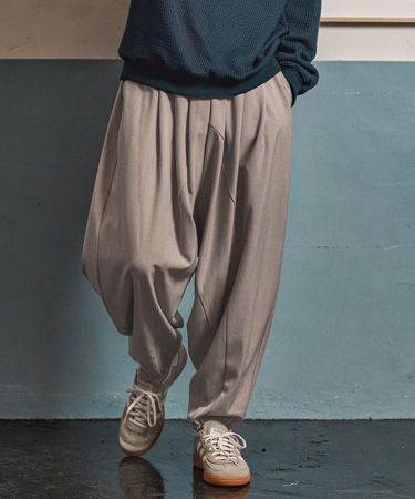 CAMBIO（カンビオ） 【】Slacks Fabric Sarrouel Pants サルエルパンツ