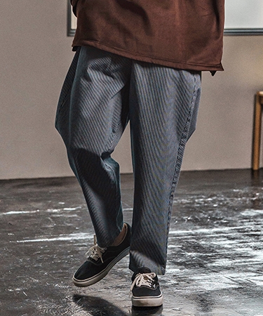 CAMBIO（カンビオ） 【】Denim Stripe Balloon Pants デニムバルーン