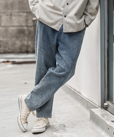 CAMBIO（カンビオ） 【】Fleece Lining Denim Balloon Pants デニム