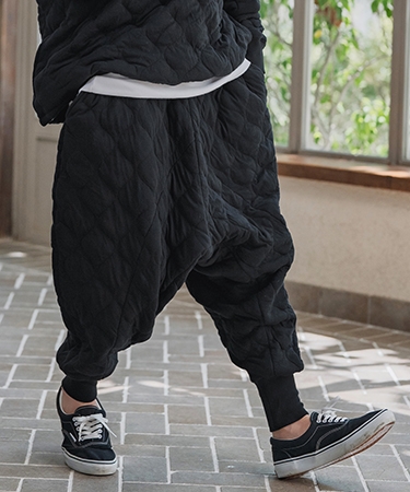 CAMBIO（カンビオ） 【】Wave Quilting Surrouel Pants キルティング