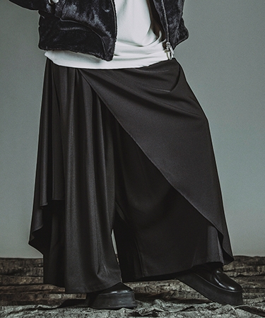 【NO ID.(ノーアイディー)】キ゛ャサ゛ーハ゛キ゛ート゛レーフ゜トラウサ゛ース゛ パンツ(457006-371P) | NO ID. | 02