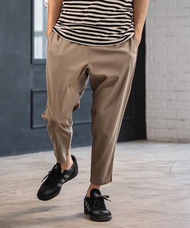 【CAMBIO(カンビオ)】Stretch Linen Rayon Ankle Tapered Pants アンクルパンツ(S66026cmb) | CAMBIO | 03
