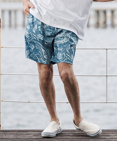 【CAMBIO(カンビオ)】Lightweight Fabric Classic Paisley Short Pants ショートパンツ(CAM26SS-004) | CAMBIO | 01