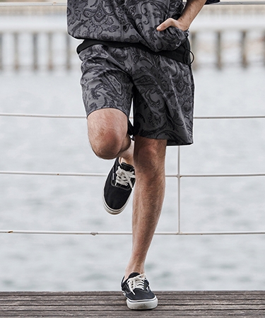 【CAMBIO(カンビオ)】Lightweight Fabric Classic Paisley Short Pants ショートパンツ(CAM26SS-004) | CAMBIO | 03