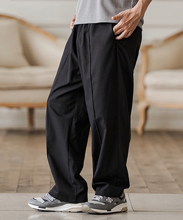 【CAMBIO(カンビオ)】Linen Rayon Wide Straight Pants ワイドストレートパンツ(CAM26SS-022) | CAMBIO | 01