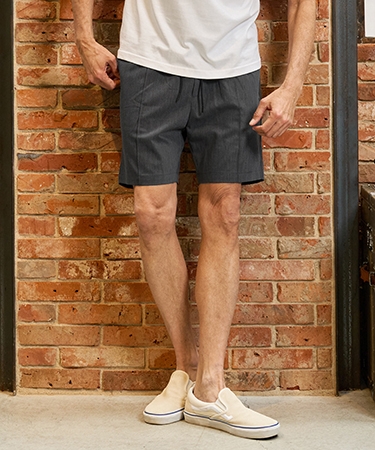 【Maison code 13(メゾンコードサーティーン)】stretch oxford slacks shorts ショートパンツ(M26S-04) | Maison code 13 | 01