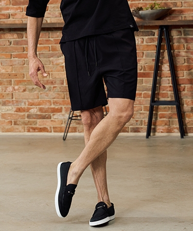 【Maison code 13(メゾンコードサーティーン)】stretch oxford slacks shorts ショートパンツ(M26S-04) | Maison code 13 | 02