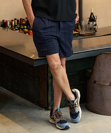 【Maison code 13(メゾンコードサーティーン)】Jacquard knit sew shorts ニットショートパンツ(M26S-08) | Maison code 13 | 01