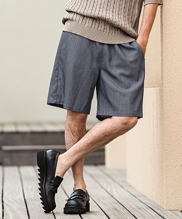 【CAMBIO(カンビオ)】 Daily Chambray Shorts ショートパンツ(S600126cmb) | CAMBIO | 02