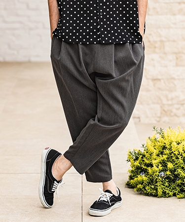 【CAMBIO(カンビオ)】Daily Chambray Tapered Pants テーパードパンツ(S600226cmb) | CAMBIO | 01