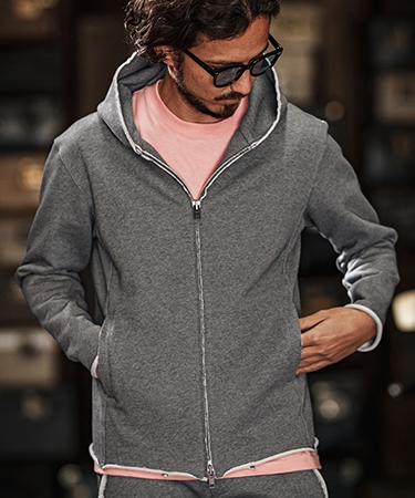 【wjk reluxe】heavy urake cut off hoodie パーカー(WR25S-15) | wjk reluxe | 02