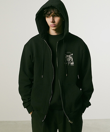 【roarguns(ロアーガンズ)】 CROSS CRY HOODIE パーカー(25FGB-11)の画像