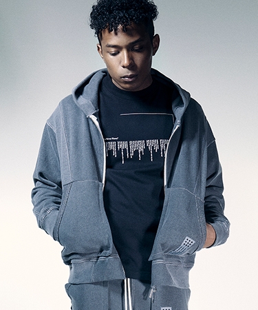 【NAPE_(ネイプ)】FLOWING - PK ジップアップパーカー(696) | NAPE | 01