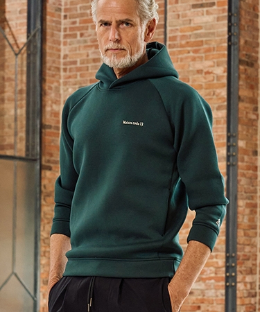 【Maison code 13(メゾンコードサーティーン)】cardboard knit raglan sleeve hoodie パーカー(M26S-21) | Maison code 13 | 02