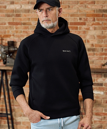 【Maison code 13(メゾンコードサーティーン)】cardboard knit raglan sleeve hoodie パーカー(M26S-21) | Maison code 13 | 03