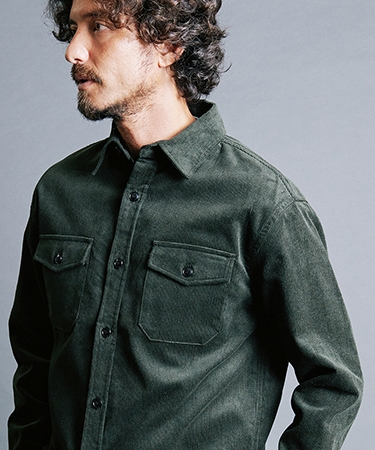 Magine(マージン)】CTN CORDUROY WORK SHIRTS コーデュロイシャツ(2331