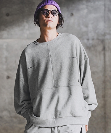 GLIMCLAP 【GLIMCLAP(グリムクラップ)】Point Graphic Sweat shirt 