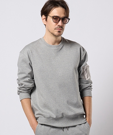ポケット wjk 【wjk】utility pocket sweatshirt ポケットスウェット(7116 cj31h