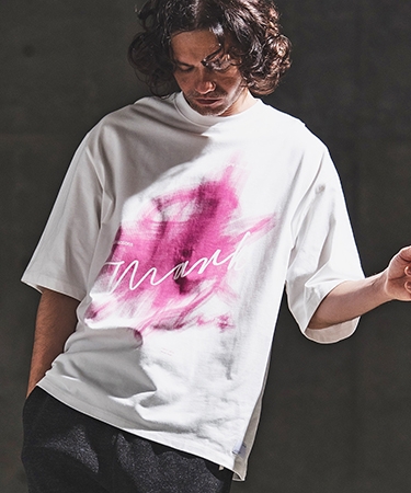 GLIMCLAP 【GLIMCLAP(グリムクラップ)】Graphic Art Print T-shirt