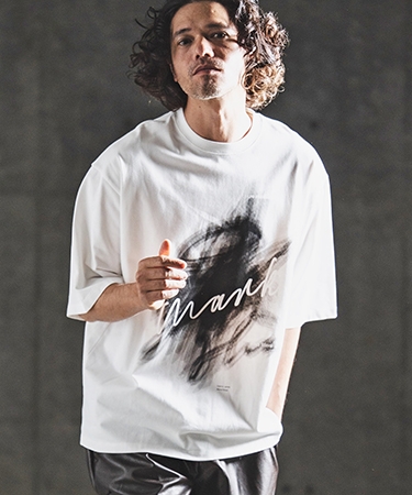 GLIMCLAP 【GLIMCLAP(グリムクラップ)】Graphic Art Print T-shirt