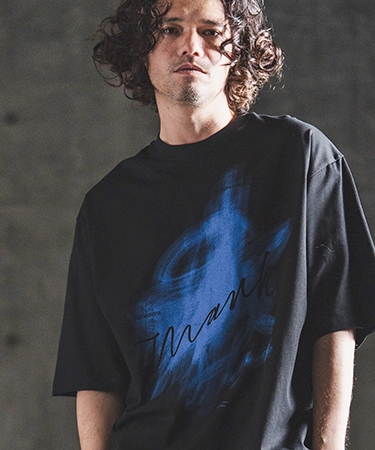 グラフィックプリント Tシャツ GLIMCLAP 【GLIMCLAP(グリムクラップ)】Graphic Art Print T-shirt