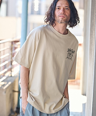 【CAMBIO(カンビオ)】ビッグシルエットプリントTシャツ（RISKTAKER）(CASD-125) | CAMBIO | 02