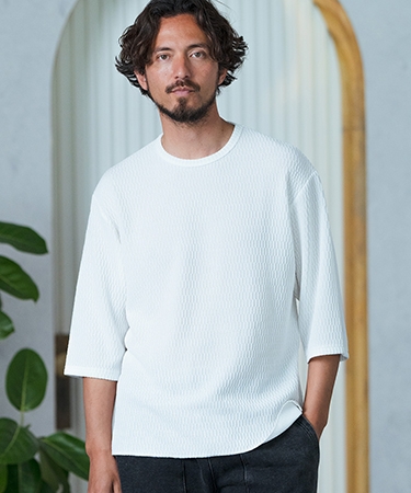 【Magine(マージン)】Honeycomb mesh T-shirt Tシャツ(MGN-241-2-022) | Magine | 01