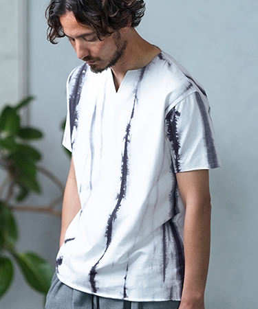 【Magine(マージン)】Distressed uneven dyeing Mini-URAKE T-shirt Tシャツ(MGN-241-2-025) | Magine | 01