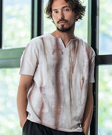 【Magine(マージン)】Distressed uneven dyeing Mini-URAKE T-shirt Tシャツ(MGN-241-2-025) | Magine | 02