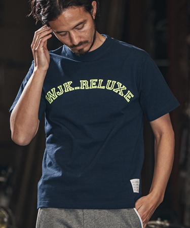 【wjk reluxe】college arch logo print short sleeve tee Tシャツ(WR25S-25) | wjk reluxe | 02